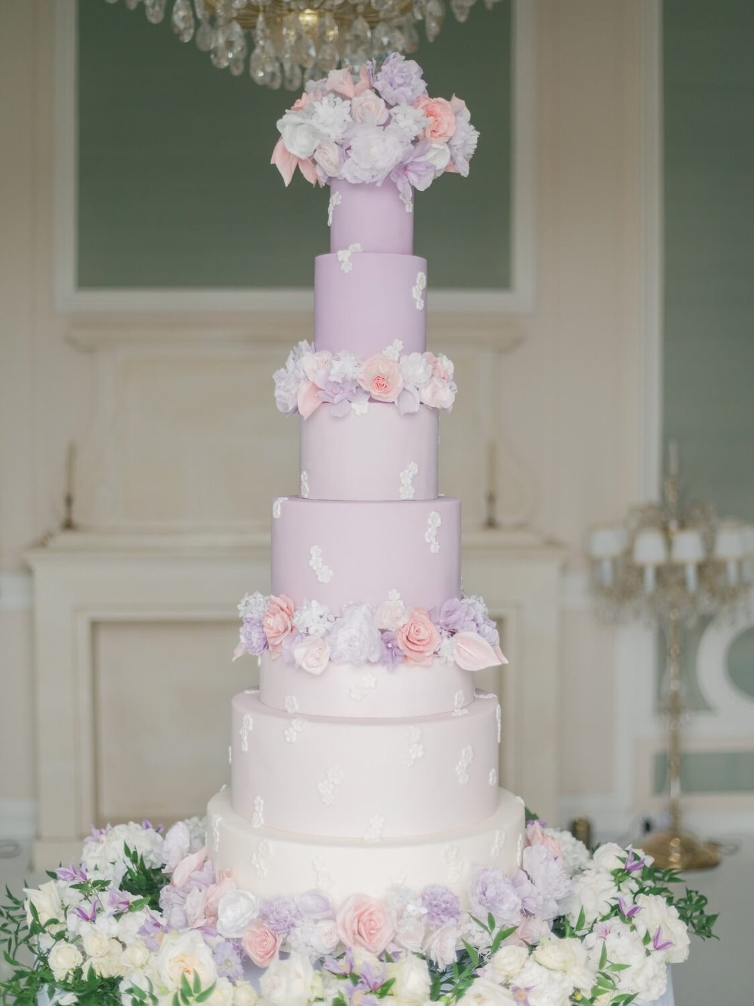 Wedding cake at Château de Bouffémont, near Paris