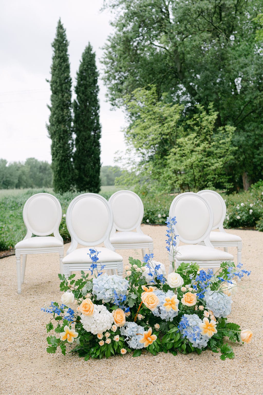Wedding cake at Domaine de Lamanon, Provence