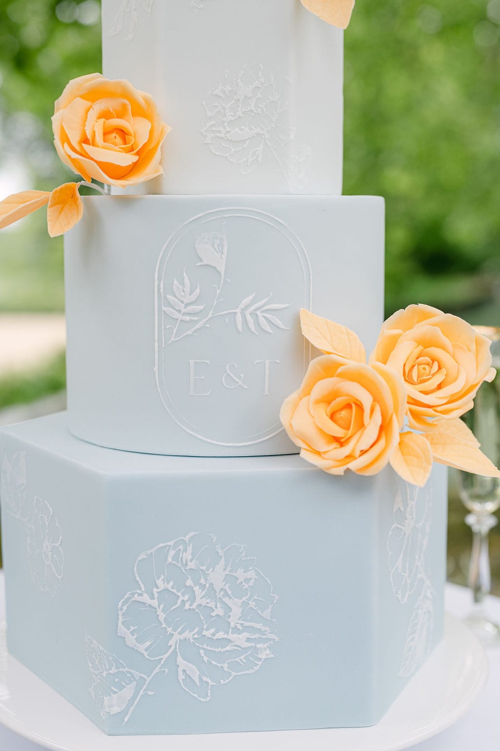 Wedding cake at Domaine de Lamanon, Provence