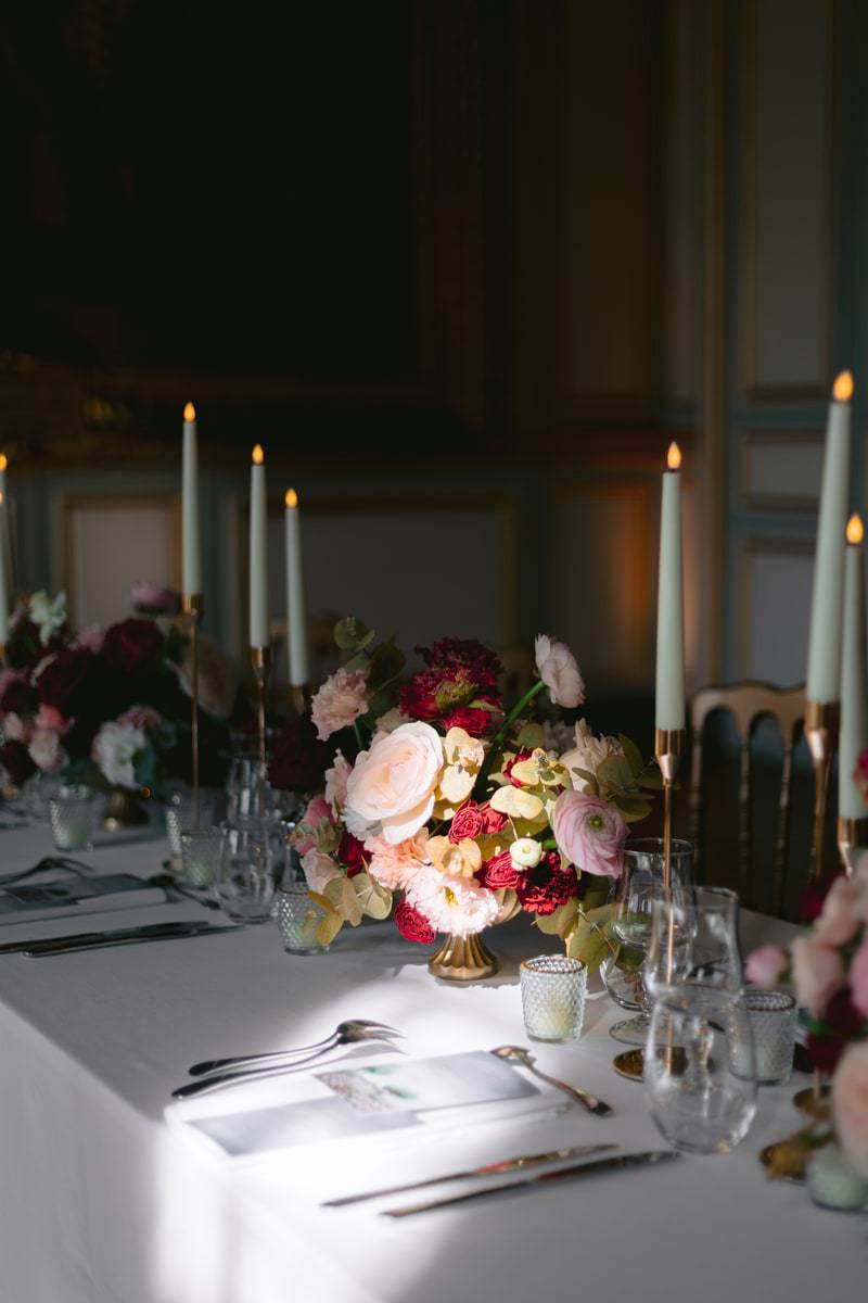 Wedding cake at Château de Champlatreux, north of Paris